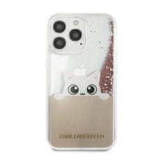 Karl Lagerfeld Karl Lagerfeld K-Peek A Boo – Pouzdro Na Iphone 13 Pro Max (Glitter Pink Gold)