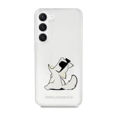 Karl Lagerfeld Karl Lagerfeld Choupette Fun - Samsung Galaxy S23+ Pouzdro (Transparentní)