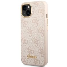 Guess Guess 4G Metal Camera Outline Case - Kryt Na Iphone 14 Plus (Růžový)