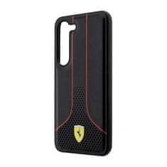 Ferrari Kolekce Ferrari Perforated 296P – Pouzdro Na Samsung Galaxy S23 (Černé)