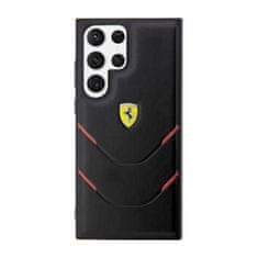 Ferrari Ferrari Hot Stamp Lines - Samsung Galaxy S23 Ultra Pouzdro (Černé)
