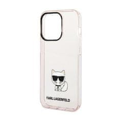 Karl Lagerfeld Karl Lagerfeld Choupette Body - Kryt Na Iphone 14 Pro Max (Růžový)
