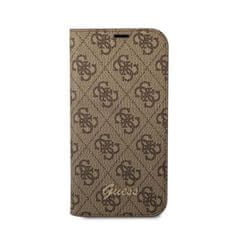 Guess Guess 4G Metal Camera Outline Booktype Case - Kryt Na Iphone 14 Pro (Hnědý)