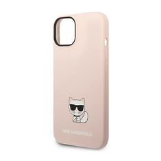 Karl Lagerfeld Karl Lagerfeld Choupette Body - Kryt Na Iphone 14 Plus (Světle Růžový)