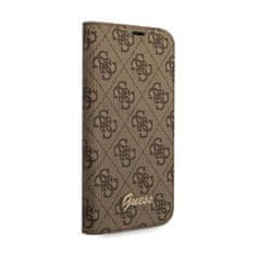 Guess Guess 4G Metal Camera Outline Booktype Case - Kryt Na Iphone 14 Plus (Hnědý)