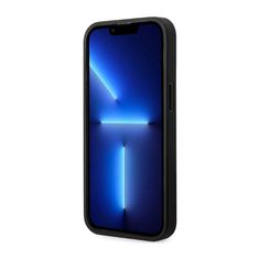Bmw Bmw Leather Blue Dots - Kryt Na Iphone 14 Pro (Černý)