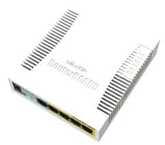Mikrotik Switch RouterBOARD 106-1G-4P-1S (RB260GSP) 5x GLan, 1x SFP, SwOS, POE-OUT