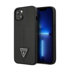 Guess Guess Saffiano Triangle Logo Case - Kryt Na Iphone 14 Plus (Černý)