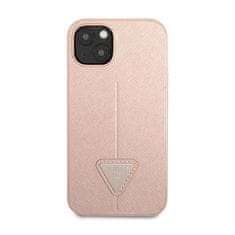 Guess Guess Saffiano Triangle Logo Case - Kryt Na Iphone 14 (Růžová)