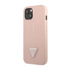 Guess Guess Saffiano Triangle Logo Case - Kryt Na Iphone 14 (Růžová)