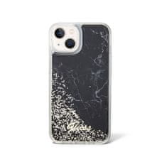 Guess Guess Liquid Glitter Marble - Kryt Na Iphone 14 (Černý)