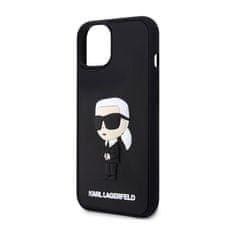 Karl Lagerfeld Karl Lagerfeld 3D Rubber Nft Ikonik - Kryt Na Iphone 14 (Černý)