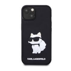Karl Lagerfeld Karl Lagerfeld 3D Rubber Nft Choupette - Kryt Na Iphone 14 (Černý)