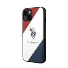 US Polo Us Polo Assn Tricolor Embossed - Iphone 14 Pouzdro (Bílá)