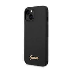 Guess Guess Silicone Vintage - Kryt Na Iphone 14 Plus (Černý)