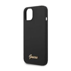 Guess Guess Silicone Vintage - Kryt Na Iphone 14 Plus (Černý)