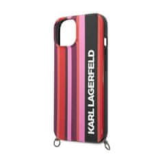 Karl Lagerfeld Karl Lagerfeld Color Stripes Strap - Kryt Na Iphone 14 (Růžová)