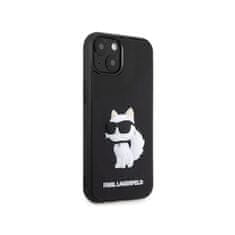 Karl Lagerfeld Karl Lagerfeld 3D Rubber Nft Choupette - Kryt Na Iphone 14 Plus (Černý)