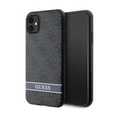 Guess Guess 4G Printed Stripe – Pouzdro Na Iphone 11 / Iphone Xr (Šedé)