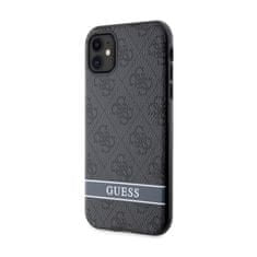 Guess Guess 4G Printed Stripe – Pouzdro Na Iphone 11 / Iphone Xr (Šedé)