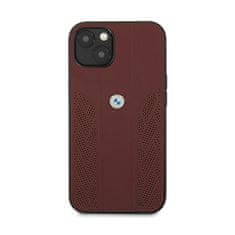 Bmw Bmw Leather Curve Perforate Hc - Pouzdro Na Iphone 13 Mini (Červené)