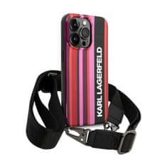 Karl Lagerfeld Karl Lagerfeld Color Stripes Strap - Kryt Na Iphone 14 Pro Max (Růžový)