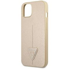 Guess Guess Saffiano Triangle Logo Case - Kryt Na Iphone 14 Plus (Béžová)