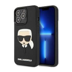 Karl Lagerfeld Karl Lagerfeld 3D Rubber Karl`s Head - Kryt Na Iphone 14 Pro (Černý)