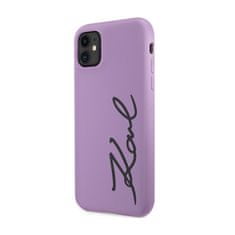 Karl Lagerfeld Karl Lagerfeld Silicone Signature - Kryt Na Iphone 11 (Fialový)