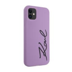 Karl Lagerfeld Karl Lagerfeld Silicone Signature - Kryt Na Iphone 11 (Fialový)