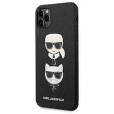 Karl Lagerfeld Karl Lagerfeld Saffiano Karl & Choupette Heads - Kryt Na Iphone 11 Pro Max (Cz