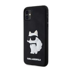 Karl Lagerfeld Karl Lagerfeld 3D Rubber Nft Choupette - Kryt Na Iphone 11 (Černý)