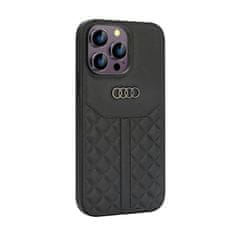 Audi Originální Kožené Pouzdro Audi - Iphone 14 Pro Max (Černé)