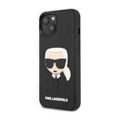 Karl Lagerfeld Karl Lagerfeld 3D Rubber Karl`s Head - Kryt Na Iphone 14 Plus (Černý)