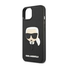 Karl Lagerfeld Karl Lagerfeld 3D Rubber Karl`s Head - Kryt Na Iphone 14 Plus (Černý)