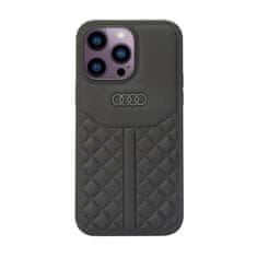 Audi Originální Kožené Pouzdro Audi - Iphone 14 Pro Max (Černé)