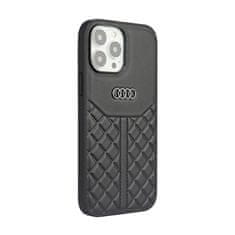 Audi Originální Kožené Pouzdro Audi - Iphone 13 Pro Max (Černé)