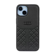 Audi Originální Kůže Audi – Pouzdro Na Iphone 14 (Černé)