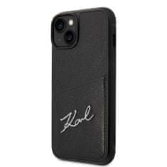 Karl Lagerfeld Karl Lagerfeld Signature Logo Cardslot - Kryt Na Iphone 14 Plus (Černý)
