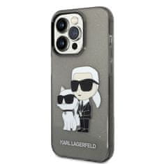 Karl Lagerfeld Karl Lagerfeld Iml Glitter Nft Karl & Choupette - Pouzdro Iphone 14 Pro Max (C