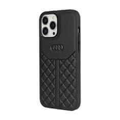 Audi Originální Kožené Pouzdro Audi - Iphone 13 Pro (Černé)