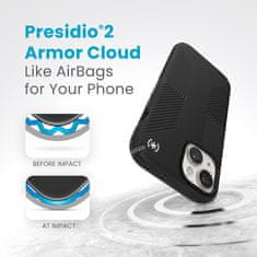 Speck Speck Presidio2 Grip – Pouzdro Na Iphone 15 / Iphone 14 / Iphone 13 (Černé / Lamelové