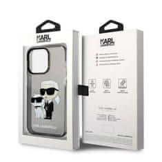 Karl Lagerfeld Karl Lagerfeld Iml Glitter Nft Karl & Choupette - Pouzdro Iphone 14 Pro Max (C