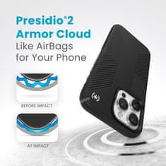 Speck Speck Presidio2 Grip – Pouzdro Pro Iphone 15 Pro Max (Černé / Břidlicově Šedé / Bílé)
