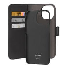 Puro Puro Wallet Detachable - Pouzdro 2V1 Iphone 15 Pro (Černé)