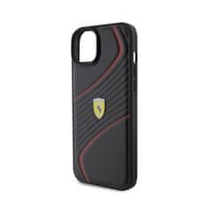 Ferrari Ferrari Twist Metal Logo - Kryt Na Iphone 15 Plus (Černý)