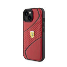 Ferrari Ferrari Twist Metal Logo - Pouzdro Na Iphone 15 (Červené)