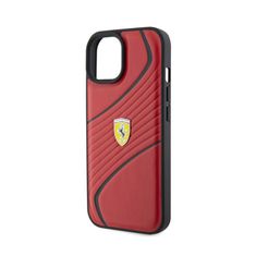 Ferrari Ferrari Twist Metal Logo - Pouzdro Na Iphone 15 (Červené)