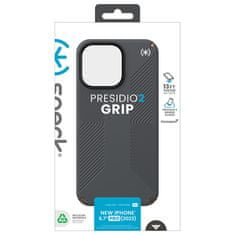 Speck Speck Presidio2 Grip – Pouzdro Na Iphone 15 Pro Max (Uhlově Šedá / Studená Bronzová)