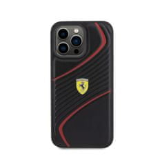 Ferrari Twist Metal Logo - Kryt Na Iphone 15 Pro Max (Černý)